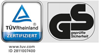 T&Uuml;V-certified safety knife